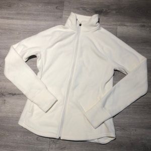 5 for $20 Size small full zip white fleece.